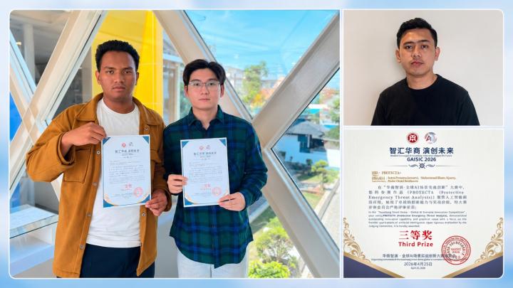 Mahasiswa UBL Raih Juara 3 Dunia Kompetisi AI Internasional di Tiongkok